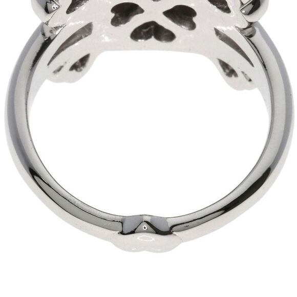 DIOR Tete De Mall Skull Diamond #55 Ring 18K White Gold Women's - Picture 13 of 13